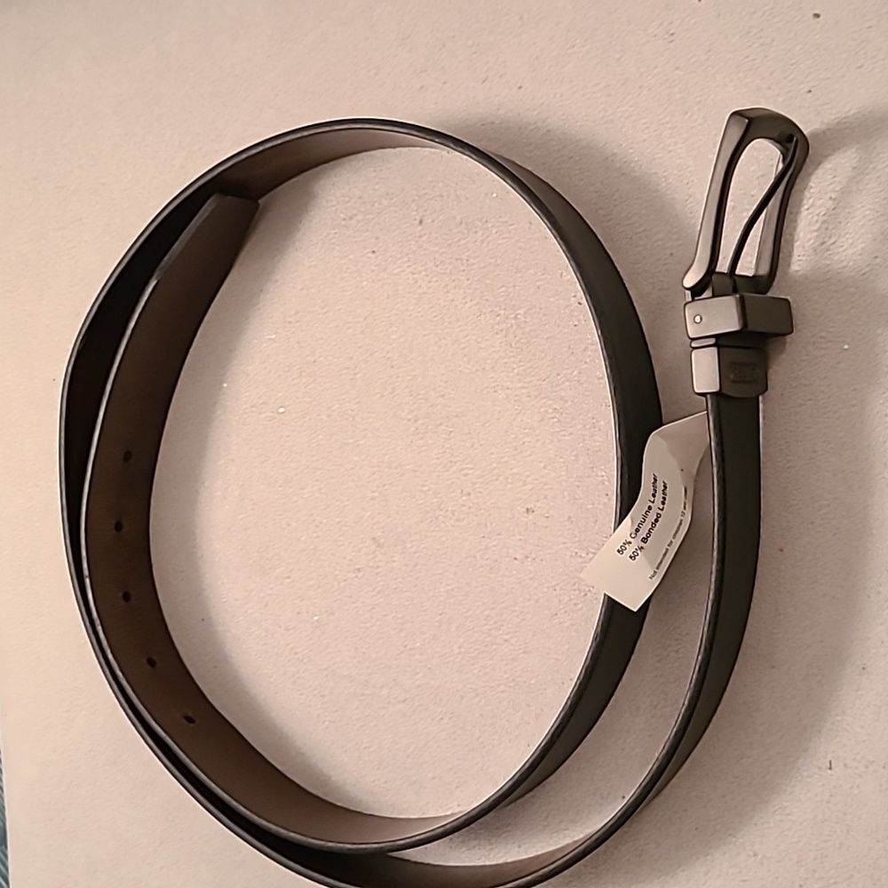 RELIC BRAND MENS REVERSIBLE LEATHER BLACK AND BROWN BELT SIZE 42